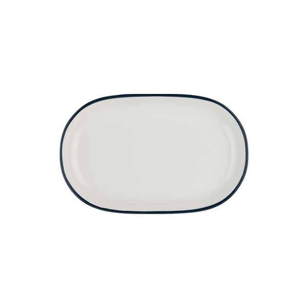 IDFine Modest Navy Magnus Oval Platter 33 cm