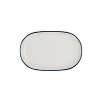 IDFine Modest Navy Magnus Oval Platter 33 cm