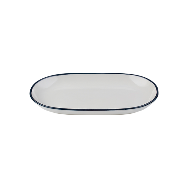 IDFine Modest Navy Magnus Oval Platter 33 cm