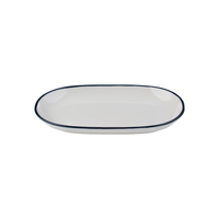 IDFine Modest Navy Magnus Oval Platter 33 cm