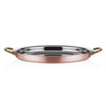 ABM Copper Oval Shallow Pan 25*17 cm
