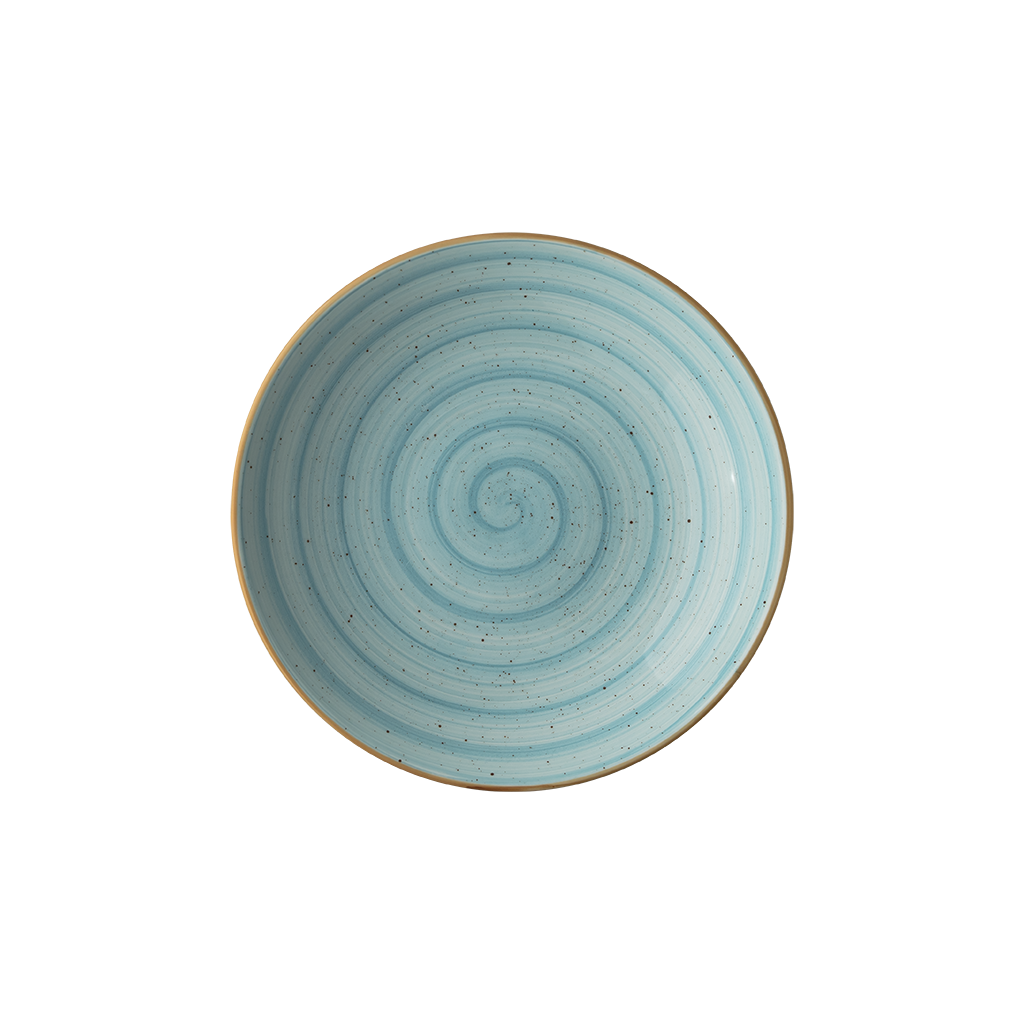 Bonna Aura Aqua Bloom Deep Plate 25 cm