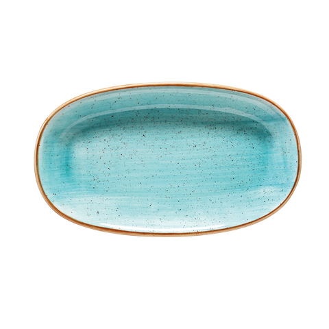 Bonna Aura Aqua Gourmet Oval Plate 34 cm