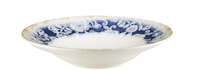 Kutahya Porselen Bone Rısus 27cm Spagettı Platte Blue Blanc