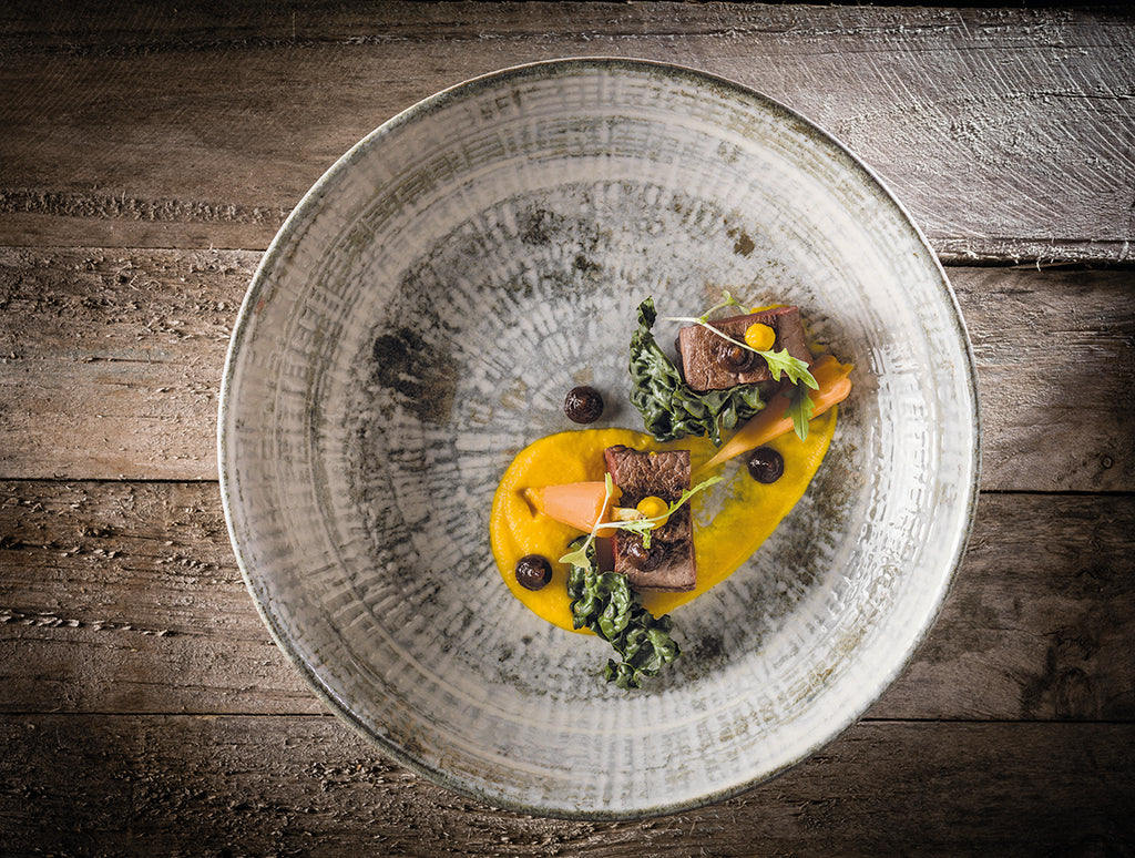 Bonna Odette Olive Bloom Deep Plate