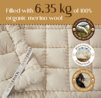 Merino Wool Mattress Topper