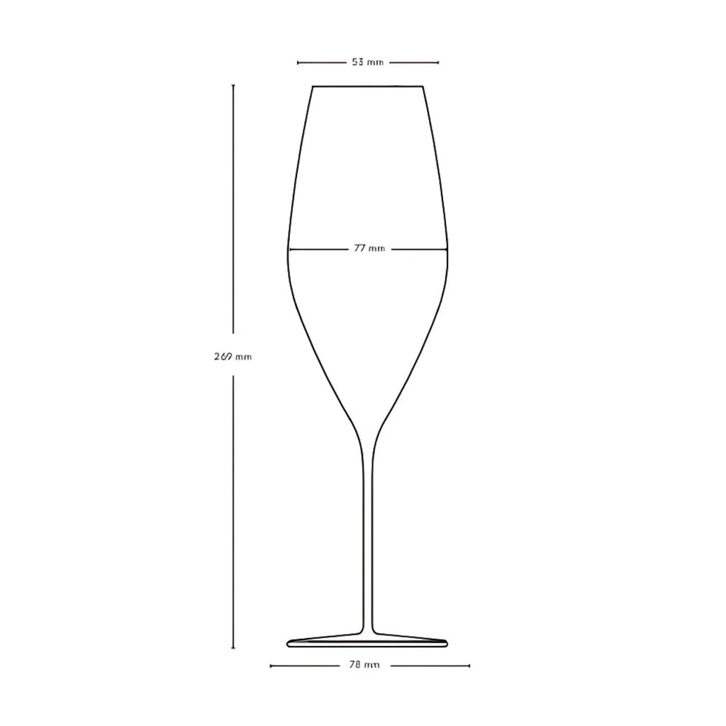 Nude Stem Zero Grace Set of 2 Sparkling Wine Glasses