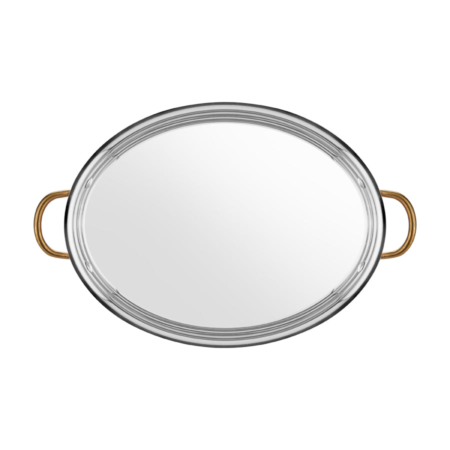 ABM Copper Oval Shallow Pan 25*17 cm