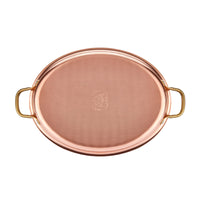 ABM Copper Oval Shallow Pan 25*17 cm